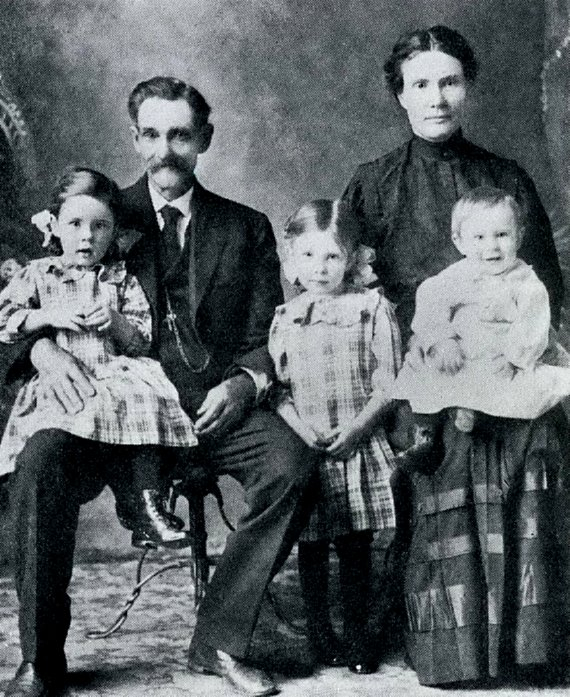 Thomas and
                                    Lena Doran with their children